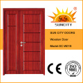 Entrance Flush Carving Mon&Son Wood Door (SC-W018)